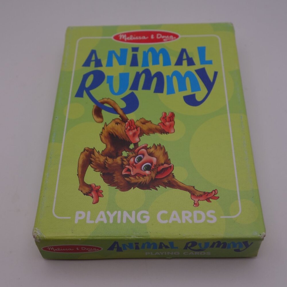 Melissa & Doug Animal Rummy Playing Cards 14370 Still in Plastic